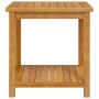 Mesa auxiliar de madera maciza de acacia 45x45x45 cm en Mesas de centro | Comprar online en Foru.es