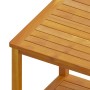 Mesa auxiliar de madera maciza de acacia 45x45x45 cm en Mesas de centro | Comprar online en Foru.es