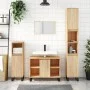 Mueble de baño madera de ingeniería roble Sonoma 80x33x60 cm de vidaXL, Tocadores de baño - Ref: Foro24-831639, Precio: 68,67...