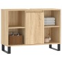 Mueble de baño madera de ingeniería roble Sonoma 80x33x60 cm de vidaXL, Tocadores de baño - Ref: Foro24-831639, Precio: 69,49...