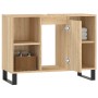 Mueble de baño madera de ingeniería roble Sonoma 80x33x60 cm de vidaXL, Tocadores de baño - Ref: Foro24-831639, Precio: 69,49...