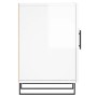 Mueble de TV madera de ingeniería blanco brillante 150x30x50 cm de vidaXL, Muebles TV - Ref: Foro24-829118, Precio: 130,22 €,...