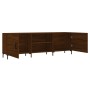 Mueble de TV madera de ingeniería roble marrón 150x30x50 cm de vidaXL, Muebles TV - Ref: Foro24-829107, Precio: 107,30 €, Des...
