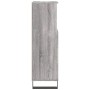 Armario de baño madera contrachapada gris Sonoma 30x30x100 cm de vidaXL, Tocadores de baño - Ref: Foro24-831570, Precio: 46,6...