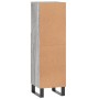 Armario de baño madera contrachapada gris Sonoma 30x30x100 cm de vidaXL, Tocadores de baño - Ref: Foro24-831570, Precio: 46,6...