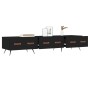 Mueble de TV madera de ingeniería negro 150x36x30 cm de vidaXL, Muebles TV - Ref: Foro24-829125, Precio: 111,28 €, Descuento: %