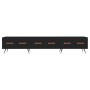 Mueble de TV madera de ingeniería negro 150x36x30 cm de vidaXL, Muebles TV - Ref: Foro24-829125, Precio: 111,28 €, Descuento: %