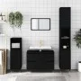 Mueble de baño madera de ingeniería negro 80x33x60 cm de vidaXL, Tocadores de baño - Ref: Foro24-831645, Precio: 75,93 €, Des...