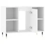 Mueble de baño madera de ingeniería blanco 80x33x60 cm de vidaXL, Tocadores de baño - Ref: Foro24-831620, Precio: 51,55 €, De...