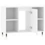 Mueble de baño madera de ingeniería blanco 80x33x60 cm de vidaXL, Tocadores de baño - Ref: Foro24-831620, Precio: 52,08 €, De...