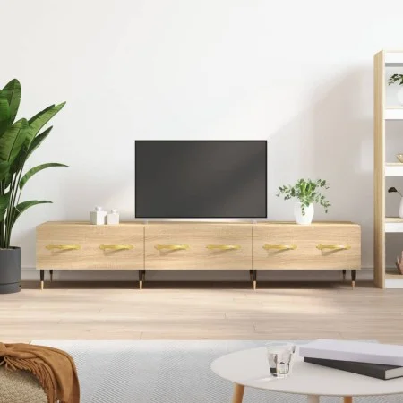 Mueble de TV madera de ingeniería roble Sonoma 150x36x30 cm de vidaXL, Muebles TV - Ref: Foro24-829135, Precio: 93,15 €, Desc...