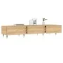 Mueble de TV madera de ingeniería roble Sonoma 150x36x30 cm de vidaXL, Muebles TV - Ref: Foro24-829135, Precio: 93,15 €, Desc...