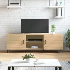 Mueble para TV madera de ingeniería roble Sonoma 150x30x50 cm de vidaXL, Muebles TV - Ref: Foro24-829103, Precio: 88,08 €, De...