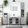 Mueble de baño madera de ingeniería gris hormigón 80x33x60 cm de vidaXL, Tocadores de baño - Ref: Foro24-831640, Precio: 60,0...