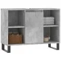 Mueble de baño madera de ingeniería gris hormigón 80x33x60 cm de vidaXL, Tocadores de baño - Ref: Foro24-831640, Precio: 60,0...