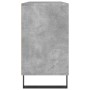 Mueble de baño madera de ingeniería gris hormigón 80x33x60 cm de vidaXL, Tocadores de baño - Ref: Foro24-831640, Precio: 60,8...
