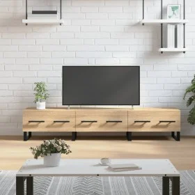 Mueble de TV madera de ingeniería roble Sonoma 150x36x30 cm de vidaXL, Muebles TV - Ref: Foro24-829175, Precio: 91,52 €, Desc...