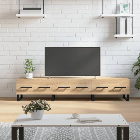 Mueble de TV madera de ingeniería roble Sonoma 150x36x30 cm de vidaXL, Muebles TV - Ref: Foro24-829175, Precio: 91,95 €, Desc...