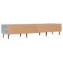 Mueble de TV madera de ingeniería gris Sonoma 150x36x30 cm de vidaXL, Muebles TV - Ref: Foro24-829170, Precio: 96,17 €, Descu...