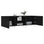 Mueble para TV madera de ingeniería negro 150x30x50 cm de vidaXL, Muebles TV - Ref: Foro24-829093, Precio: 85,00 €, Descuento: %