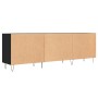 Mueble para TV madera de ingeniería negro 150x30x50 cm de vidaXL, Muebles TV - Ref: Foro24-829093, Precio: 85,00 €, Descuento: %