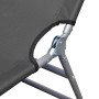 Tumbona plegable con cojín de cabeza y respaldo ajustable gris en Tumbonas | Comprar online en Foru.es