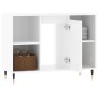 Mueble de baño madera de ingeniería blanco brillo 80x33x60 cm de vidaXL, Tocadores de baño - Ref: Foro24-831622, Precio: 63,3...