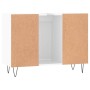 Mueble de baño madera de ingeniería blanco brillo 80x33x60 cm de vidaXL, Tocadores de baño - Ref: Foro24-831654, Precio: 109,...