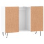 Mueble de baño madera de ingeniería blanco brillo 80x33x60 cm de vidaXL, Tocadores de baño - Ref: Foro24-831630, Precio: 53,6...