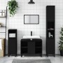 Mueble de baño madera de ingeniería negro 80x33x60 cm de vidaXL, Tocadores de baño - Ref: Foro24-831637, Precio: 57,56 €, Des...