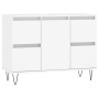 Mueble de baño madera de ingeniería blanco 80x33x60 cm de vidaXL, Tocadores de baño - Ref: Foro24-831652, Precio: 92,46 €, De...