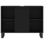 Mueble de baño madera de ingeniería negro 80x33x60 cm de vidaXL, Tocadores de baño - Ref: Foro24-831637, Precio: 57,56 €, Des...
