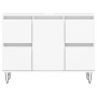 Mueble de baño madera de ingeniería blanco 80x33x60 cm de vidaXL, Tocadores de baño - Ref: Foro24-831652, Precio: 92,46 €, De...