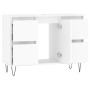 Mueble de baño madera de ingeniería blanco 80x33x60 cm de vidaXL, Tocadores de baño - Ref: Foro24-831652, Precio: 92,46 €, De...