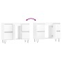 Mueble de baño madera de ingeniería blanco 80x33x60 cm de vidaXL, Tocadores de baño - Ref: Foro24-831652, Precio: 92,46 €, De...
