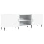 Mueble para TV madera de ingeniería blanco 150x30x50 cm de vidaXL, Muebles TV - Ref: Foro24-829108, Precio: 94,74 €, Descuent...