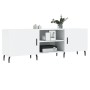 Mueble para TV madera de ingeniería blanco 150x30x50 cm de vidaXL, Muebles TV - Ref: Foro24-829108, Precio: 94,74 €, Descuent...