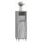 Armario de baño madera contrachapada gris Sonoma 30x30x100 cm de vidaXL, Tocadores de baño - Ref: Foro24-831554, Precio: 49,1...
