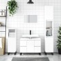 Mueble de baño madera de ingeniería blanco 80x33x60 cm de vidaXL, Tocadores de baño - Ref: Foro24-831660, Precio: 88,10 €, De...
