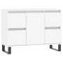 Mueble de baño madera de ingeniería blanco 80x33x60 cm de vidaXL, Tocadores de baño - Ref: Foro24-831660, Precio: 88,10 €, De...