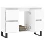 Mueble de baño madera de ingeniería blanco 80x33x60 cm de vidaXL, Tocadores de baño - Ref: Foro24-831660, Precio: 88,10 €, De...