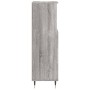 Armario de baño madera contrachapada gris Sonoma 30x30x100 cm de vidaXL, Tocadores de baño - Ref: Foro24-831554, Precio: 49,1...