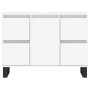 Mueble de baño madera de ingeniería blanco 80x33x60 cm de vidaXL, Tocadores de baño - Ref: Foro24-831660, Precio: 88,10 €, De...