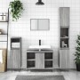 Mueble de baño madera de ingeniería gris Sonoma 80x33x60 cm de vidaXL, Tocadores de baño - Ref: Foro24-831634, Precio: 58,50 ...