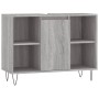 Mueble de baño madera de ingeniería gris Sonoma 80x33x60 cm de vidaXL, Tocadores de baño - Ref: Foro24-831634, Precio: 58,50 ...