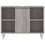 Mueble de baño madera de ingeniería gris Sonoma 80x33x60 cm de vidaXL, Tocadores de baño - Ref: Foro24-831634, Precio: 58,50 ...