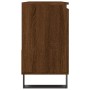 Armario de baño madera contrachapada marrón roble 65x33x60 cm de vidaXL, Tocadores de baño - Ref: Foro24-831619, Precio: 67,8...