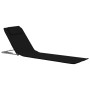 Estera de playa plegable 2 unidades acero y tela negra en Tumbonas | Comprar online en Foru.es
