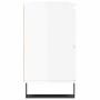 Mueble de baño madera de ingeniería blanco brillo 80x33x60 cm de vidaXL, Tocadores de baño - Ref: Foro24-831662, Precio: 116,...