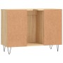 Mueble de baño madera de ingeniería roble Sonoma 80x33x60 cm de vidaXL, Tocadores de baño - Ref: Foro24-831631, Precio: 60,45...
